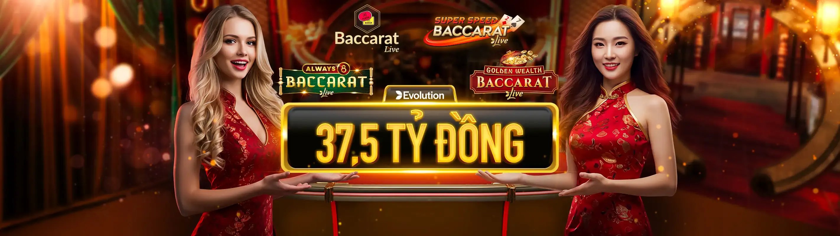 Bàn Baccarat sang trọng với chip và thẻ bài, minh họa chiến lược nâng cao